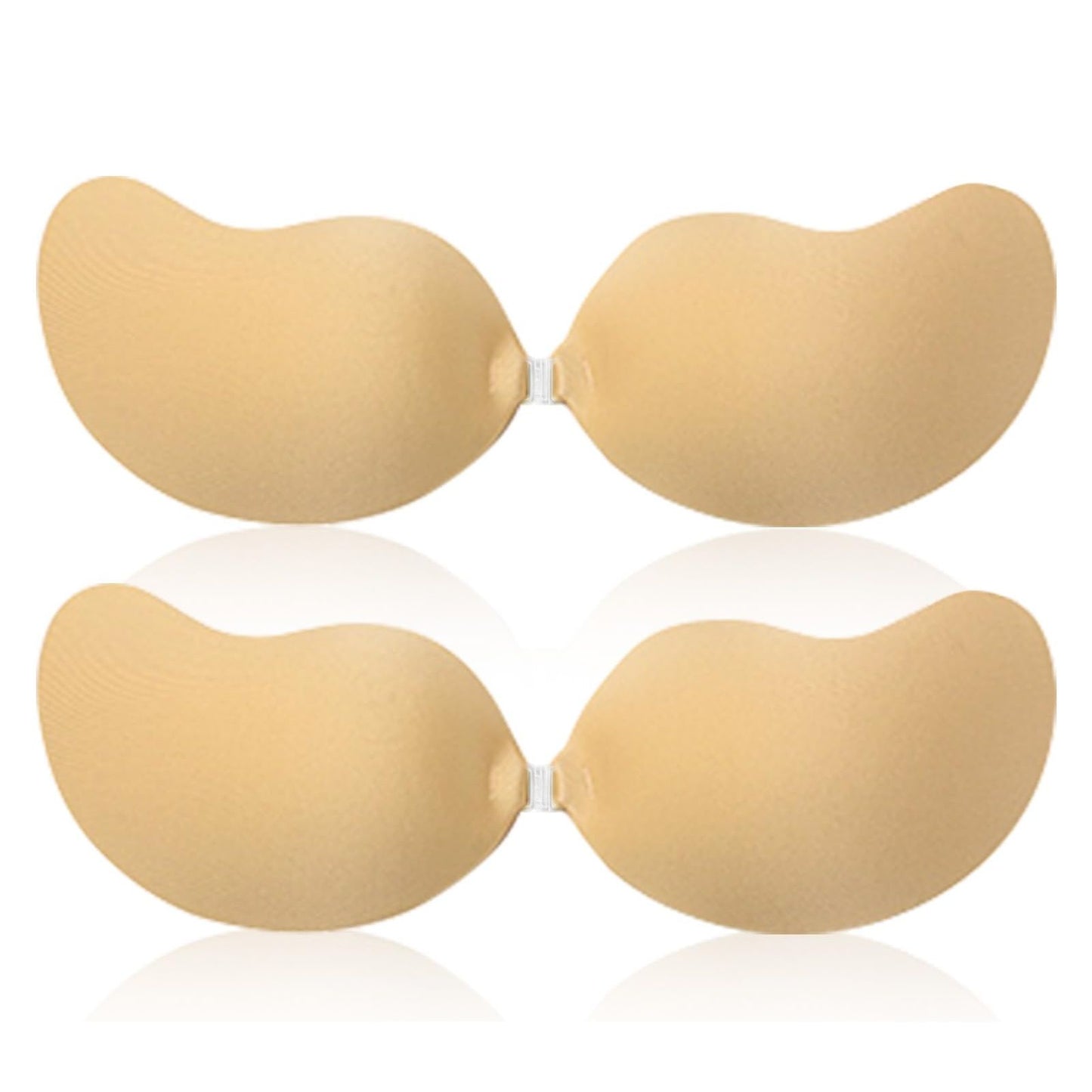2 Pairs Sticky Bra Backless Adhesive Strapless Invisible Stick on Bras for Women