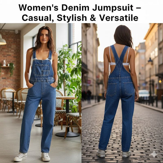 The Ultimate Women’s Denim Jumpsuit: Comfort, Style & Versatility