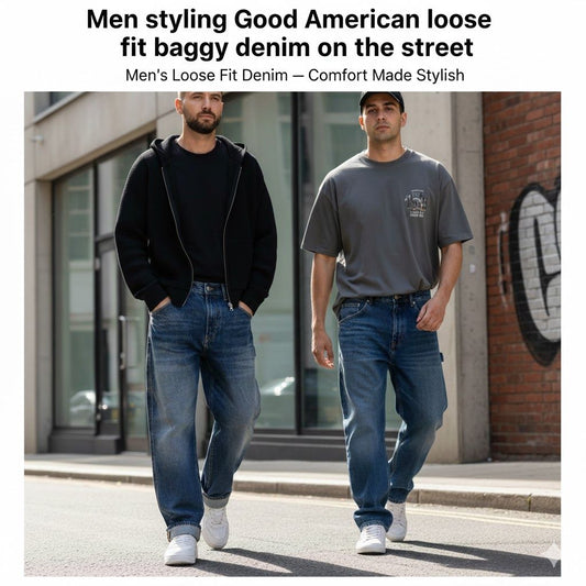 Good American Jeans Men’s Loose Fit & Baggy Pants: The Ultimate Denim for Comfort and Style