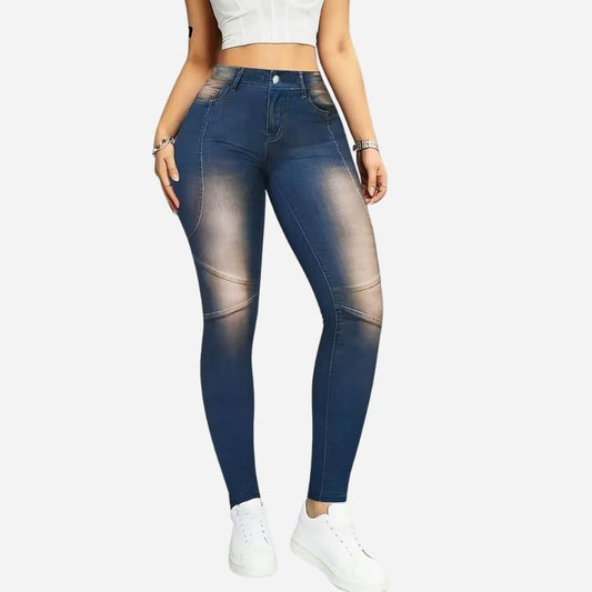 Sculpting high waisted skinny jeans for women stretch denim slim fit pants