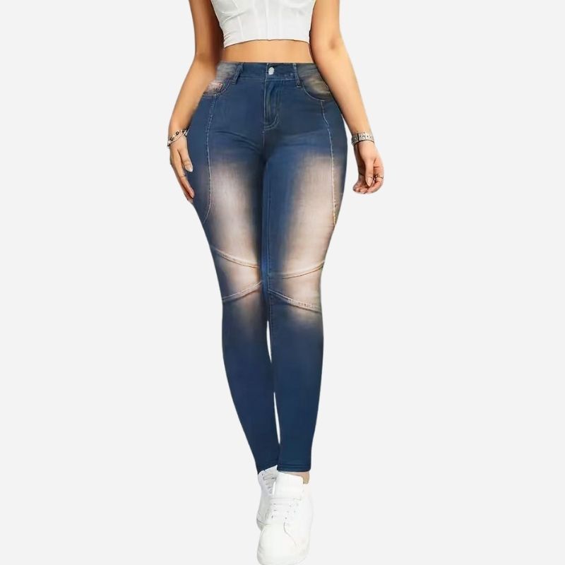 Sculpting high waisted skinny jeans for women