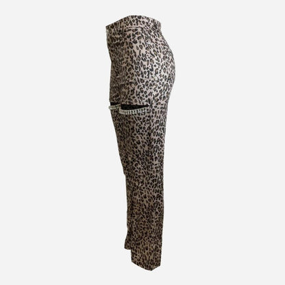 Women’s sparkly rhinestone ripped jeans straight wide leg diamond denim pants, flat lay side